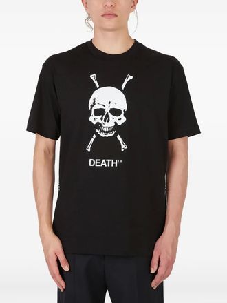 DEATH Cigarettes skull-print T-shirt - Black