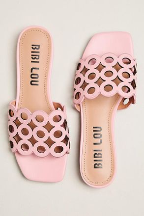 Bibi Lou Cutout Slide Sandals