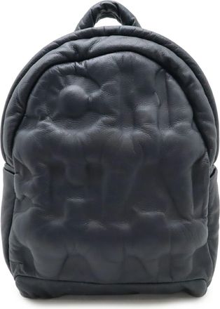 Chanel Dark Navy Leather Backpack (Pre-Owned)