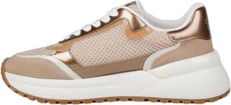 Pinko Gem 11 Sneaker - Dames - Sneakers - Beige - 37 EU - Leer - Schoenen