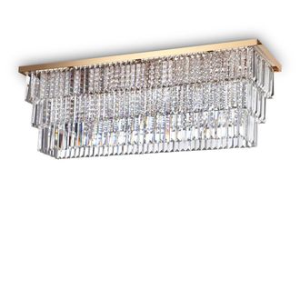 Ideal Lux Ideal Lux - Lampada Da Soffitto Martinez Pl8 Oro