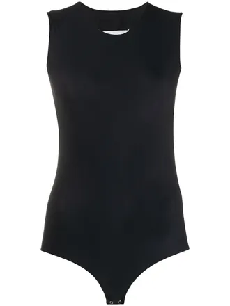 Maison Margiela Getailleerd bodysuit - Zwart