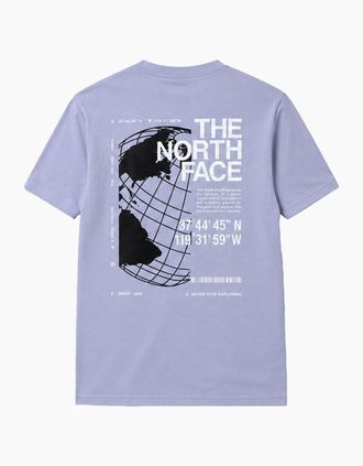 The North Face Mens The North Face Mens T Shirts Globe Reload Relaxed Fit Crew Neck Short Sleeve Cotton Tee - Grey - Size: 38
