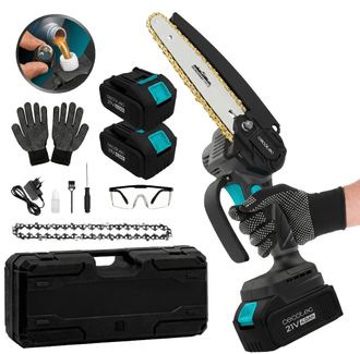 Cecotec Cecotec Sierra De Podar A Bater&iacute;a Montanaforce 6400 Hand. Espada 6 Pulgadas, Motor Brushless 700w, 2 Bater&iacute;as Nexus 21v 4ah, Engrasado A Bot&oacute;n, Incluy