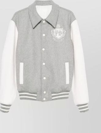 Balmain wool buttoned long sleeve jacket