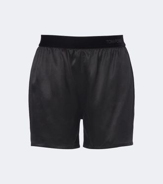 Tom Ford Silk satin pajama shorts