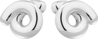 Bea Bongiasca Tarallo Stud Earrings in Silver at Nordstrom