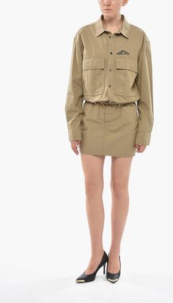 Dsquared2 Checked Ripstop Mini Shirt Dress Dsquared2