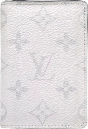 Louis Vuitton Pre-owned Wallets, male, White, Size: ONE SIZE Pre-owned Organizer de Poche Taiga Card Case