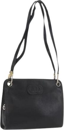 Dior Pre-owned Vintage Schoudertas - Dames - Vintage Schoudertas - Zwart - ONE Size - Leer - Vintage