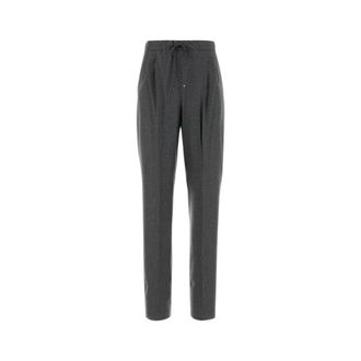 Max Mara Zamia Broek - Dames - Broeken - Grijs - Maat: 2XS Kasjmier