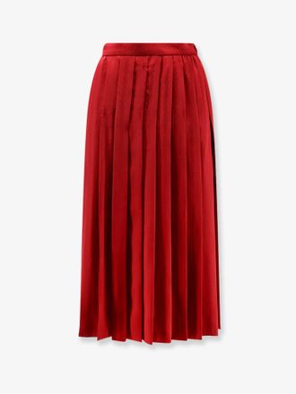 Gucci Gonna midi plissettata in seta - GUCCI - gender_Woman