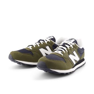 New Balance Sneaker NEW BALANCE 500, Herren, Gr. 40,5, woodland, sea salt, Synthetik, mehrfarbig, Schuhe Sneaker