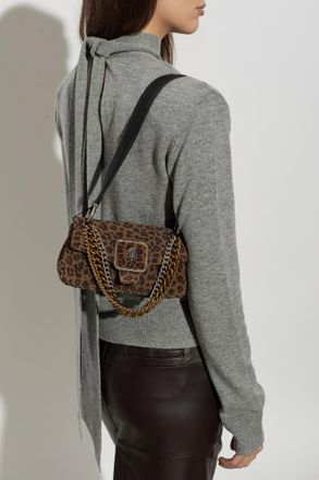 Kurt Geiger Mini Pimlico Bag Chain, Womens, Brown