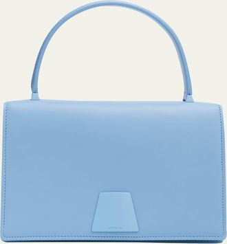 Akris Alice Small Leather Top-Handle Bag