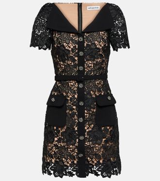 Self Portrait Lace minidress