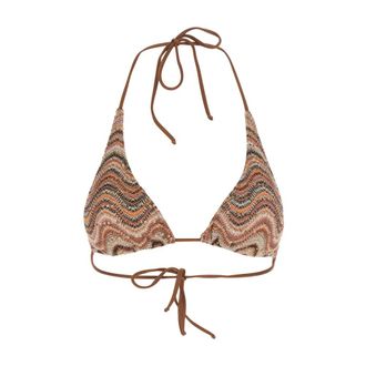 MC2 Saint Barth Bikinis, female, Multicolor, Size: M Guiana Rachel Paillettes Bikini