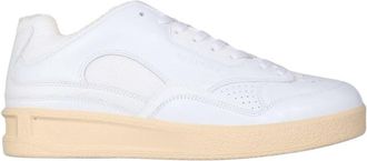 Jil Sander Low Leather Sneakers-Uomo