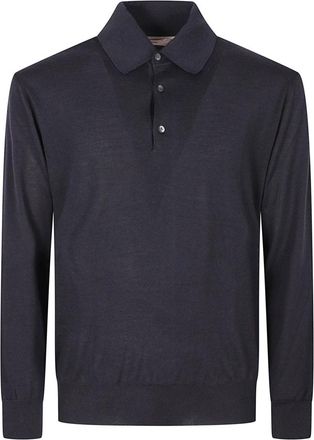 Herno Trui met ronde hals - Heren - Ronde hals truien - Blauw - L - Truien & Vesten