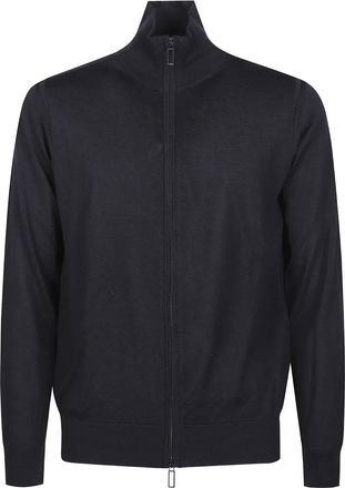 Paolo Pecora Cardigan con zip - Blu