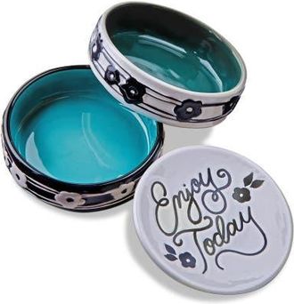 Tag Stacking Trinket Dish S/3 Multi Earthenware Everyday in Blue at Nordstrom