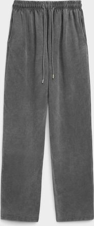 Djab Mens Washed wide-leg sweatpant Relaxed fit Imported from Seoul