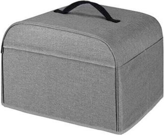 OEM Funda Para Barbacoa De Interior Lavable A M&aacute;quina 300d, 36 X 34 X 25 Cm, Funda Para Freidora De Aire (totalmente Cerrada Con Asas Laterales), Gris