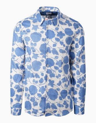 Paul Smith Mens PAUL SMITH LS REGULAR FIT SHIRT BLUE - Size: 40