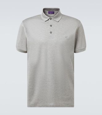 Ralph Lauren Purple Label Reg cotton piqué polo shirt