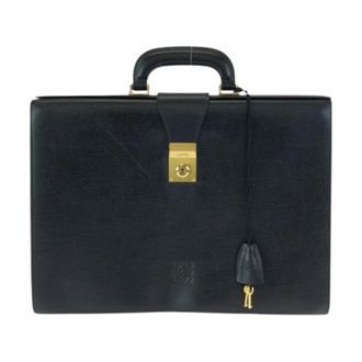 Loewe Pre-owned Aktetas - Heren - Vintage Handtas - Zwart - ONE Size - Leer - Vintage