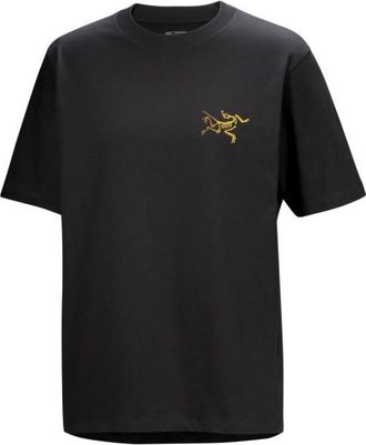 Arc'teryx Kragg Cotton Logo S/S T-Shirt f&uuml;r Herren | schwarz