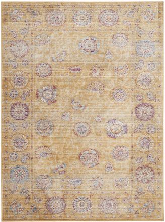 Safavieh Alfombra viscosa dorato/multicolore 122 x 170 cm