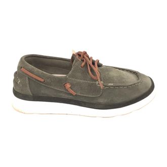 Moma Yacht Shoe - Heren - Bootschoenen - Groen - 40 EU - Leer - Schoenen