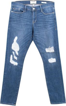 Frame Denim Le Garcon Blue Skinny Jeans Size S