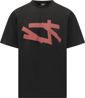 44 Label Group Black Graphic T-Shirt