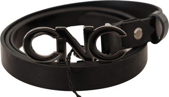 Costume National CNC Logo Leren Riem