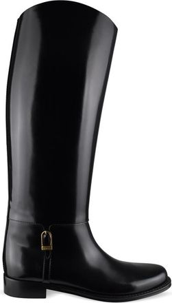 Saint Laurent Julia laarzen Zwart