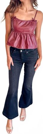 Mavi Sydney Flare Jeans In Black