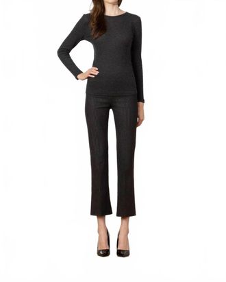 Avenue Montaigne Leo Flare Cut Pants In Glitzine