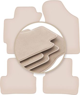 OEM Alfombrillas Beige Premium Para Hyundai Coupe Ii Gk Coup&eacute; 2001-2008