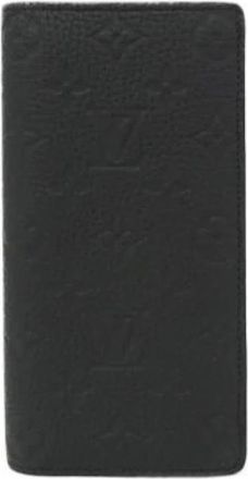 Louis Vuitton Pre-owned Wallets, male, Black, Size: ONE SIZE Pre-owned Taurillon Long wallet (bi-fold)