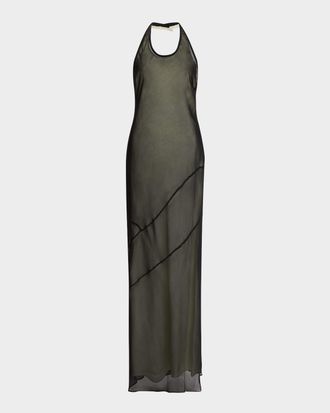 Sir. Strobe Halter Maxi Dress