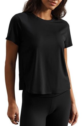 Rhone Serene Performance T-Shirt in Pure Black at Nordstrom, Size Xx-Large
