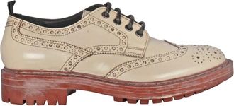 Moma Stijlvolle Eneg Veterschoenen - Dames - Veterschoenen - Wit - 36 EU - Leer - Schoenen