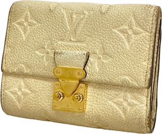 Louis Vuitton Cream Wallet (Tri-Fold) (Pre-Owned)