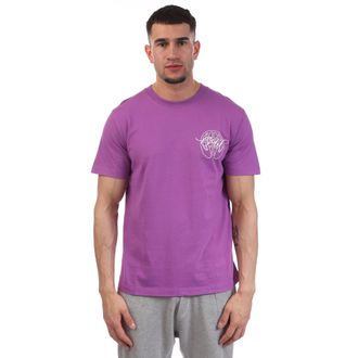 Off-white Heren Off White Hand Arrow Slim T-shirt in paars-wit