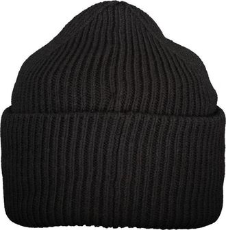 Napapijri NA-48530 Embroidered Flag Beanie - Black