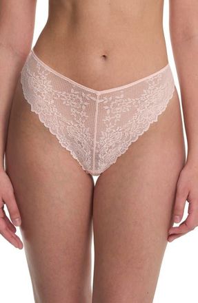 Natori Heavenly High Cut Briefs in Whisper Pink at Nordstrom, Size Xx-Large