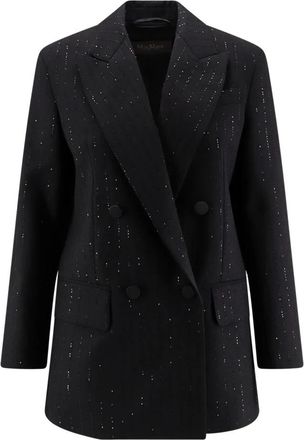 Max Mara Appia Blazer - Dames - Blazers - Zwart - XS - Wol - Jassen