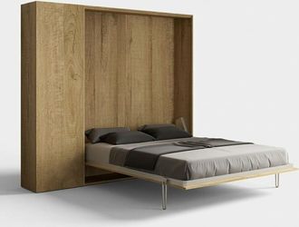 Itamoby Cama Matrimonial Abatible Vertical 160x190 Cm Kentaro - Natural